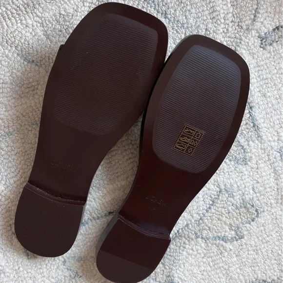 J. Crew Callie sandals in leather Olive Size 9.5 - Picture 4 of 6